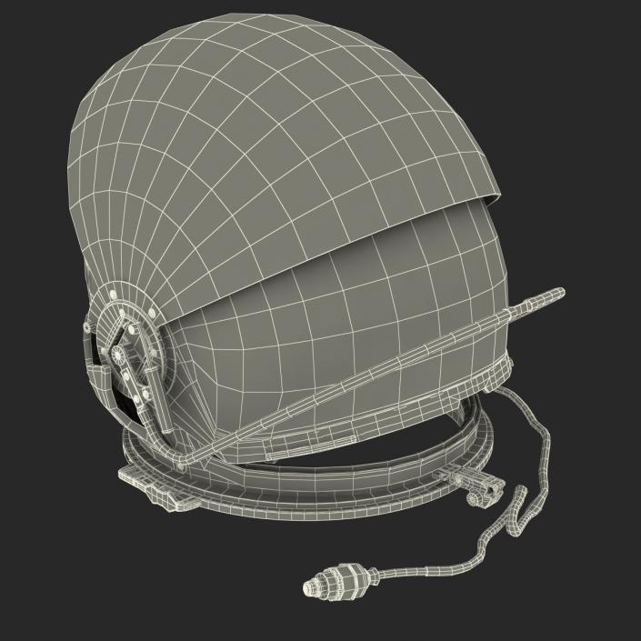 US Advanced Crew Escape Helmet Rigged 3D