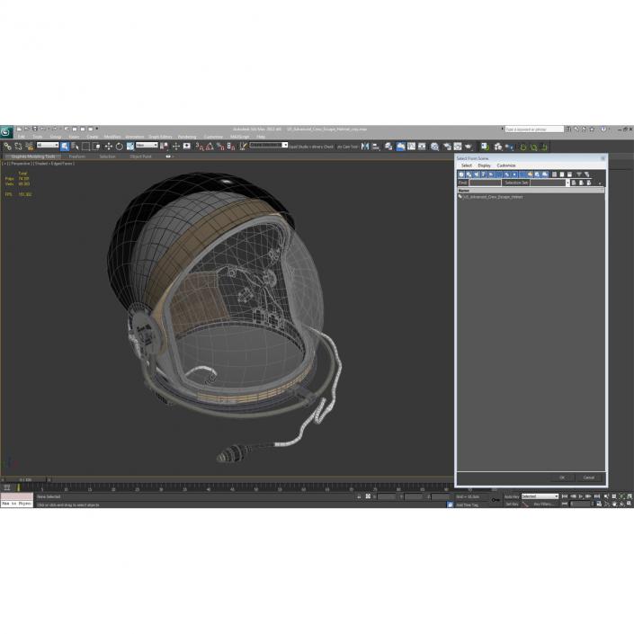 3D model US Advanced Crew Escape Helmet