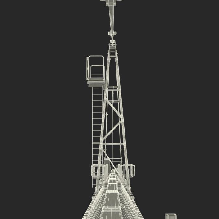 3D model Tower Crane Liebherr