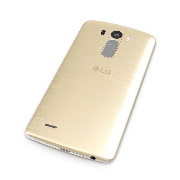 3D model LG G3 Gold