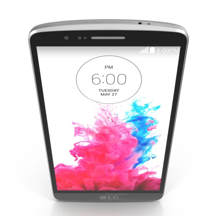 3D model LG G3 Dark Gray