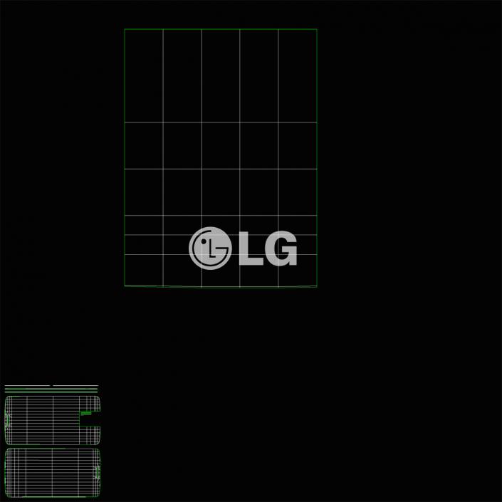 3D model LG G3 Dark Gray