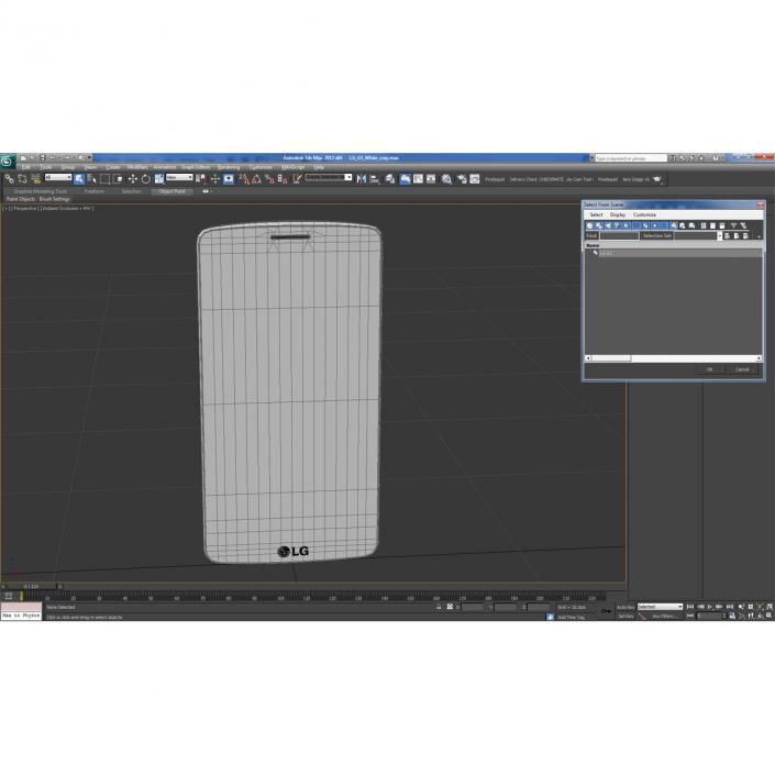 3D model LG G3 Dark Gray