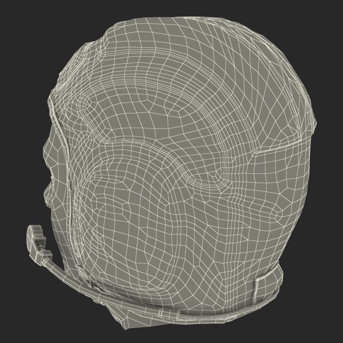 Pilot Head Rigged 3D