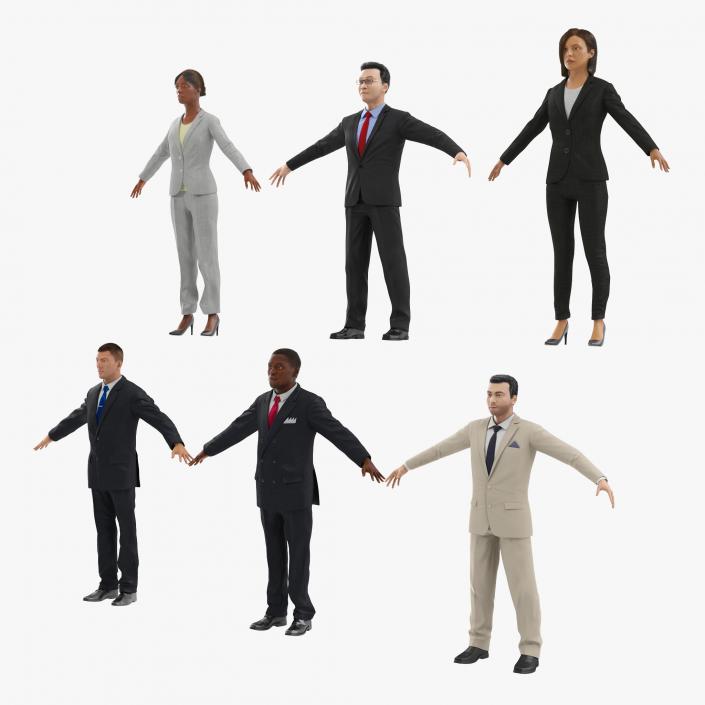 3D Business People Collection