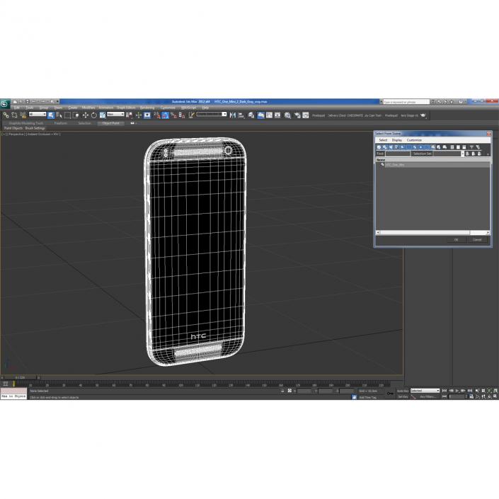 HTC One Mini 2 Dark Gray 3D model