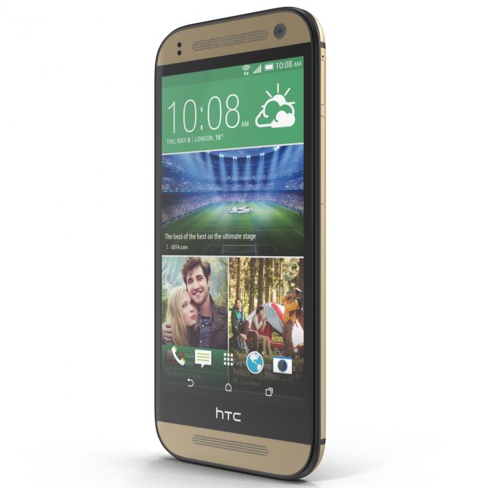 HTC One Mini 2 Gold 3D model