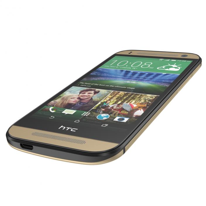 HTC One Mini 2 Gold 3D model