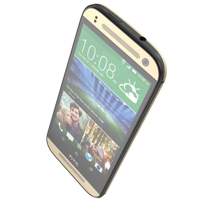 HTC One Mini 2 Gold 3D model