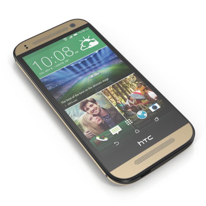 HTC One Mini 2 Gold 3D model