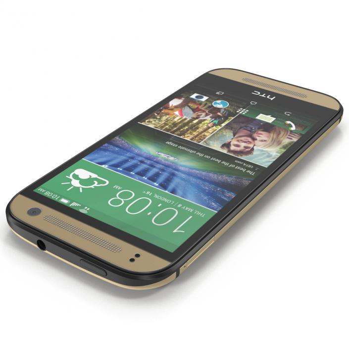 HTC One Mini 2 Gold 3D model