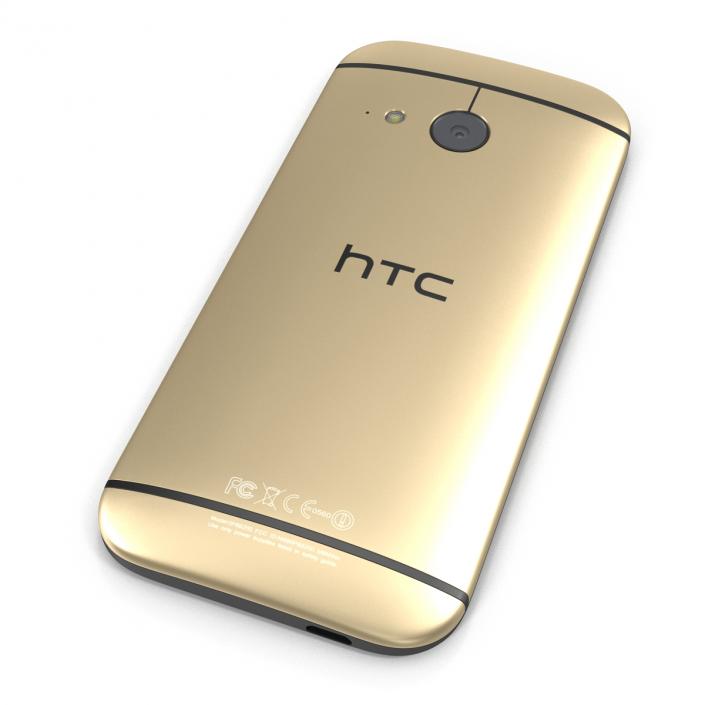 HTC One Mini 2 Gold 3D model