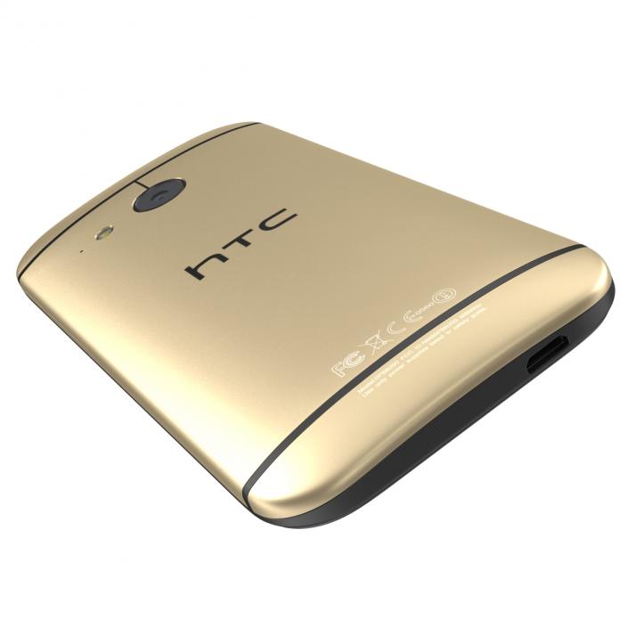 HTC One Mini 2 Gold 3D model