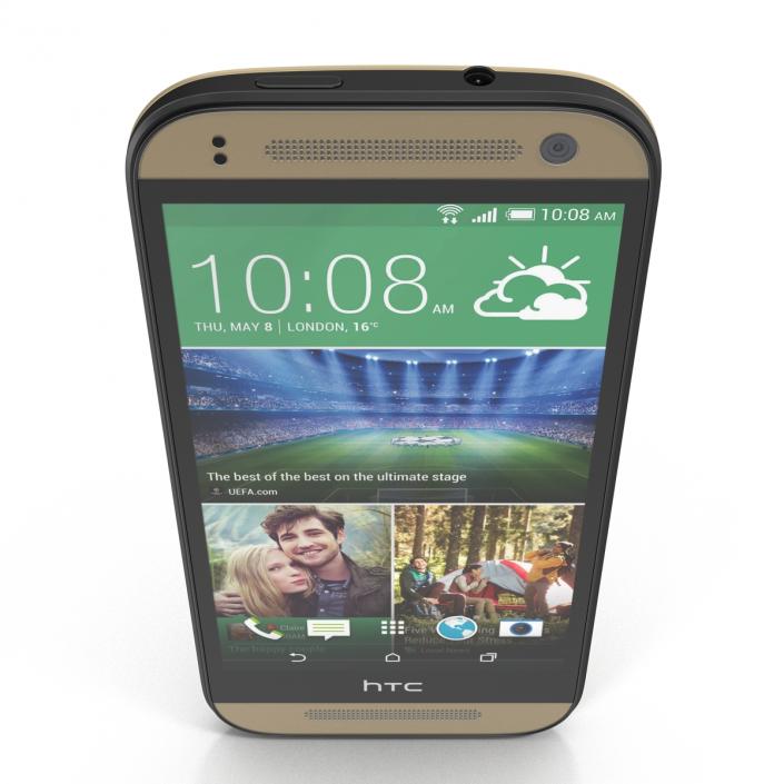 HTC One Mini 2 Gold 3D model