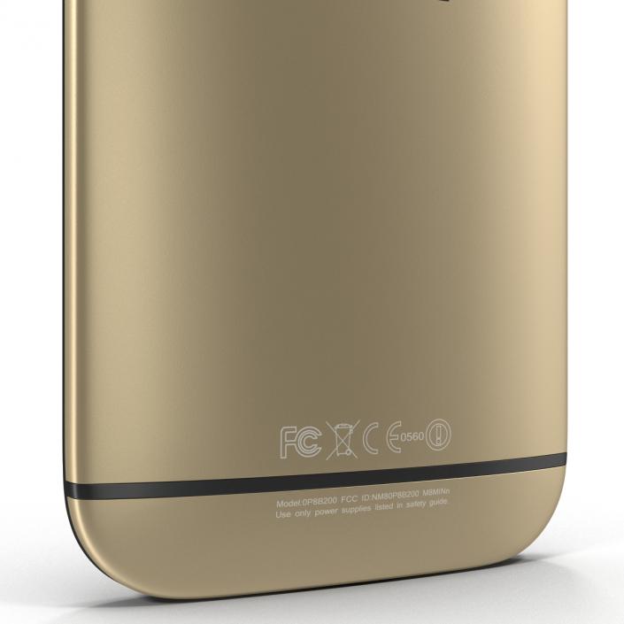 HTC One Mini 2 Gold 3D model