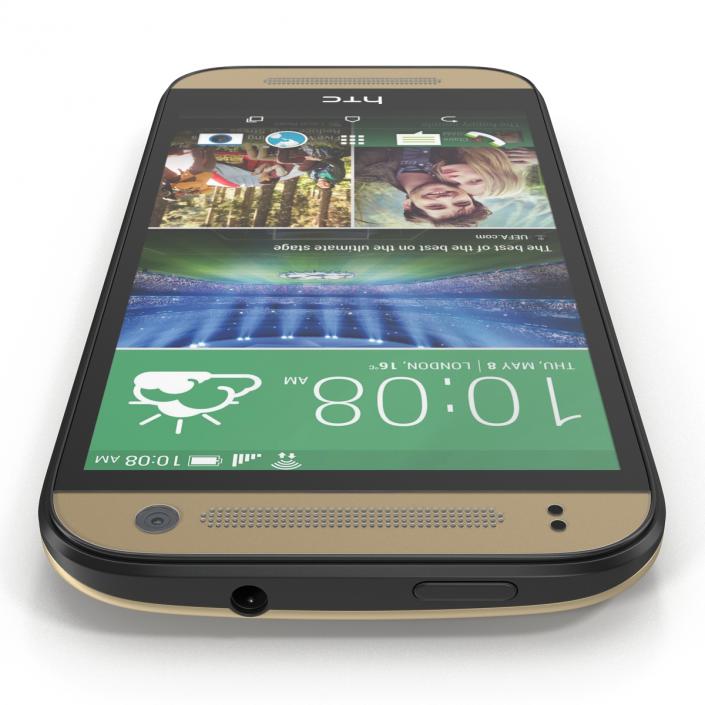 HTC One Mini 2 Gold 3D model