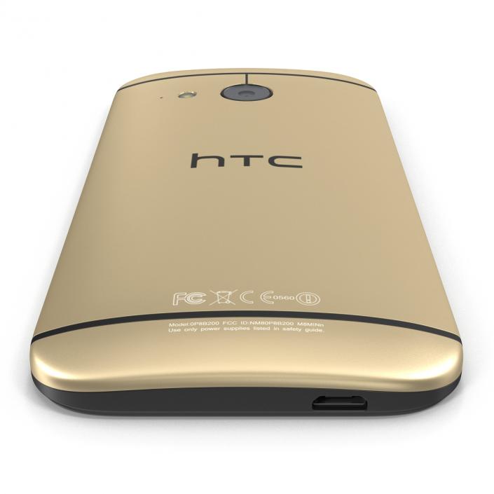 HTC One Mini 2 Gold 3D model