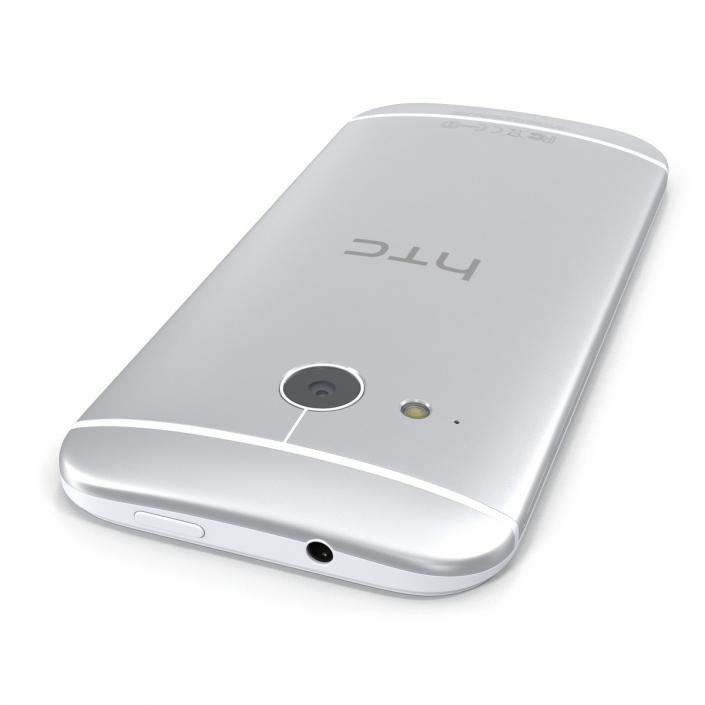 3D HTC One Mini 2 Silver