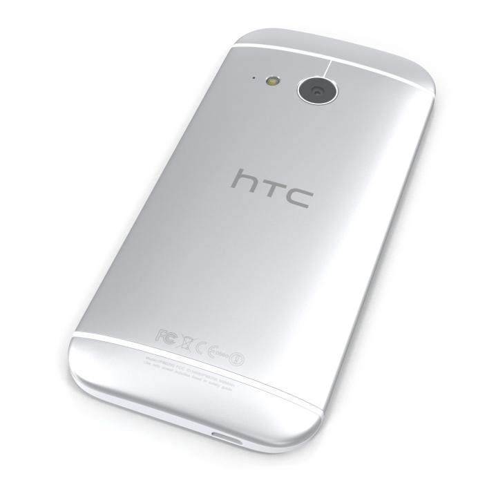 3D HTC One Mini 2 Silver