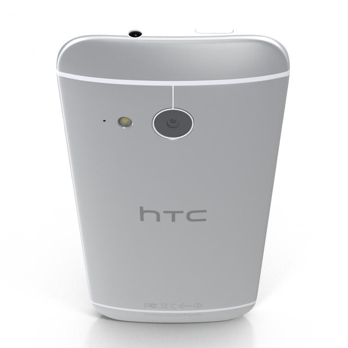 3D HTC One Mini 2 Silver