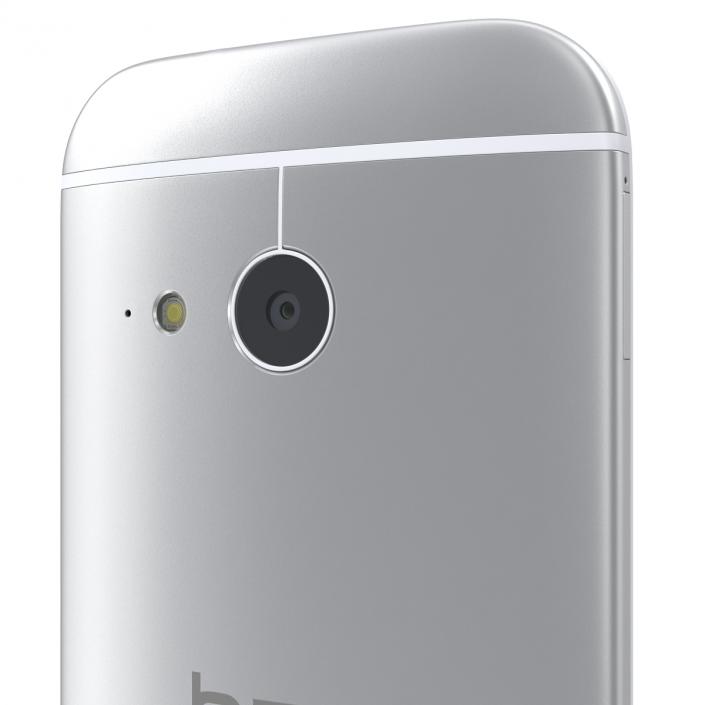 3D HTC One Mini 2 Silver