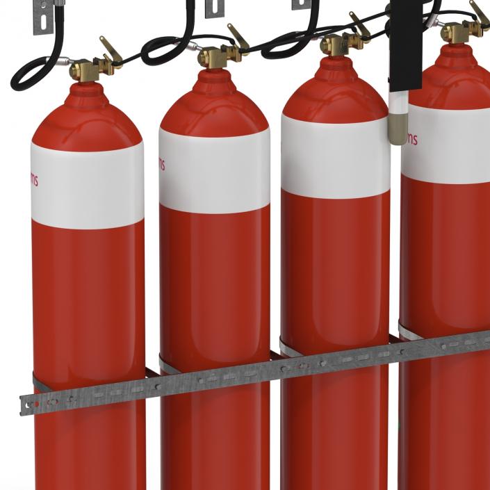 3D Fire Suppression System model