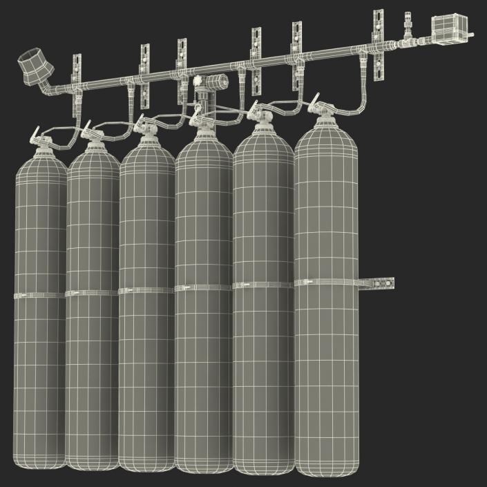 3D Fire Suppression System model