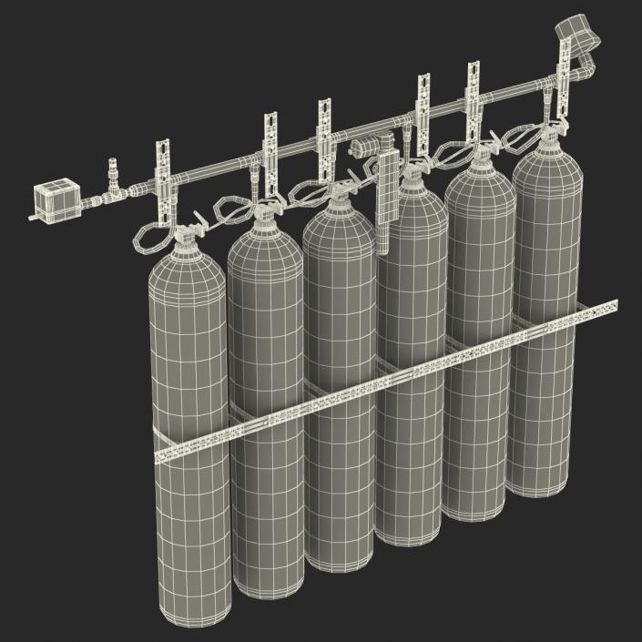 3D Fire Suppression System model