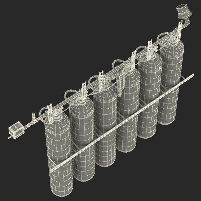 3D Fire Suppression System model