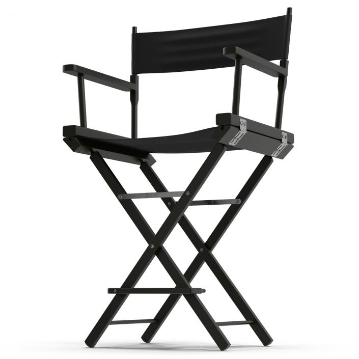 Director Chair 2 Black 3D