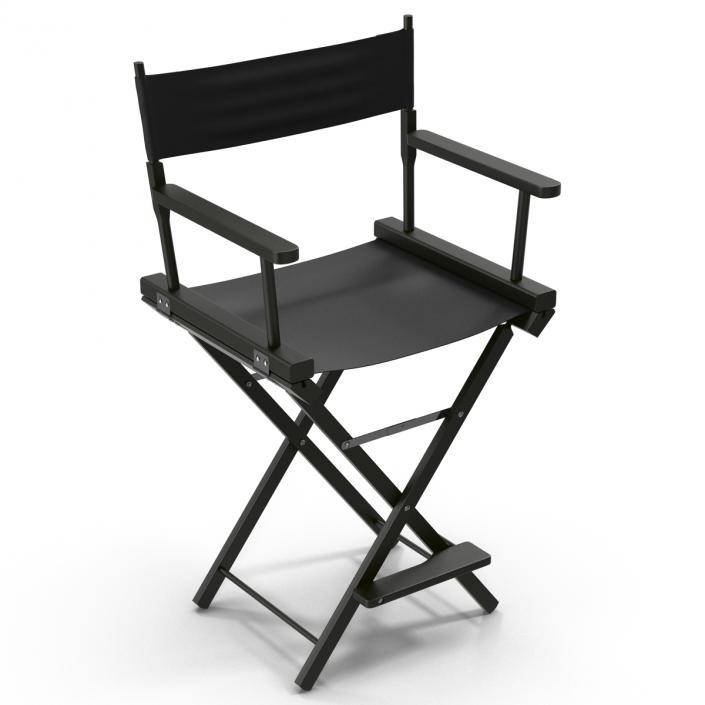 Director Chair 2 Black 3D