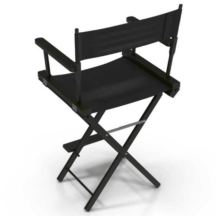 Director Chair 2 Black 3D