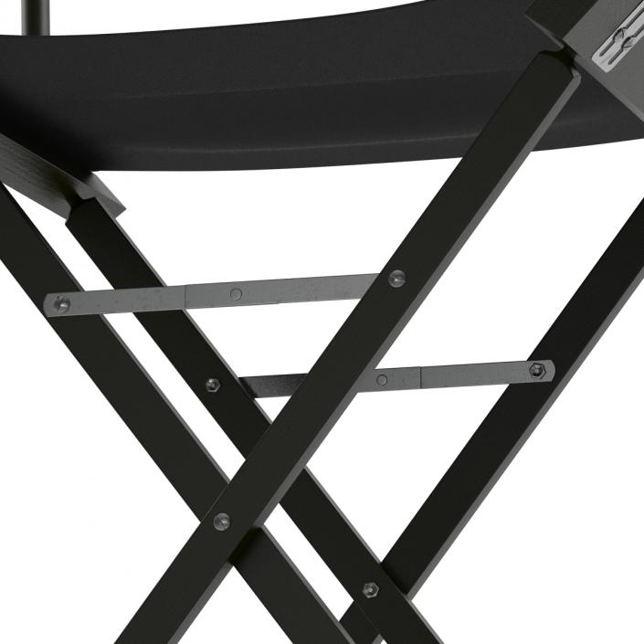 Director Chair 2 Black 3D