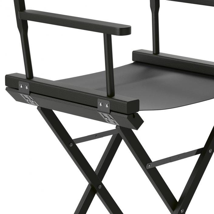 Director Chair 2 Black 3D