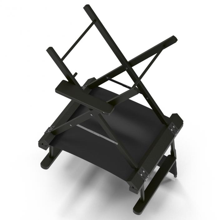 Director Chair 2 Black 3D