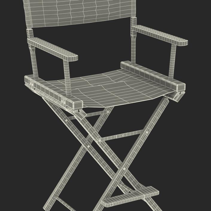 Director Chair 2 Black 3D