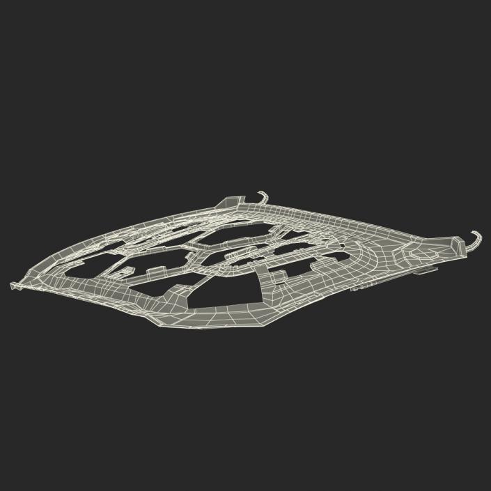 Car Hood Frame 3D model