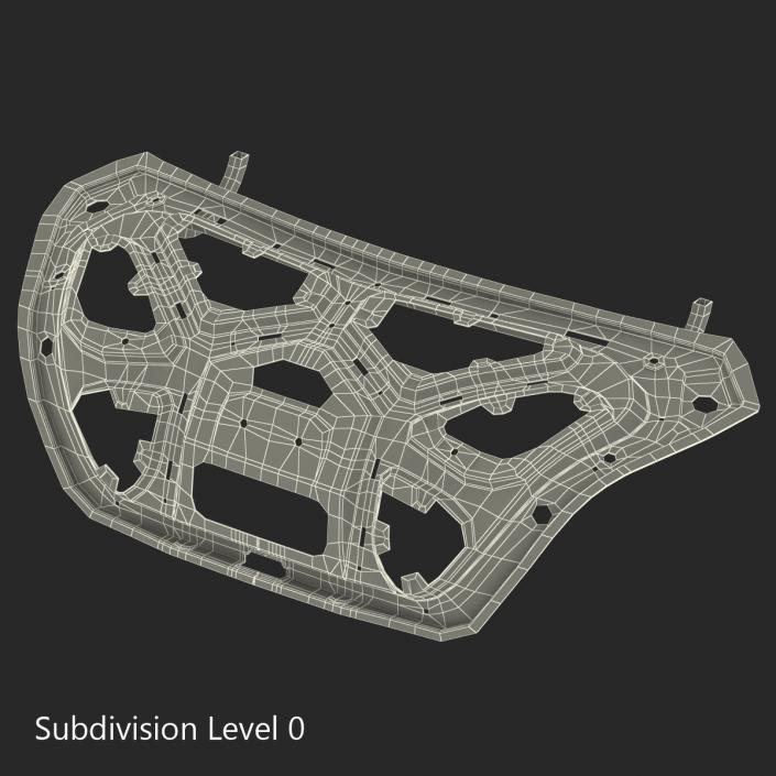 3D model Car Trunk Frame