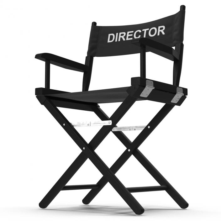 3D model Director Chair Black