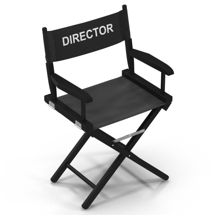 3D model Director Chair Black