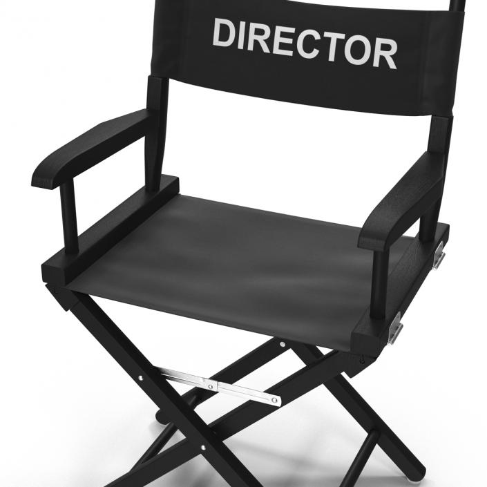 3D model Director Chair Black