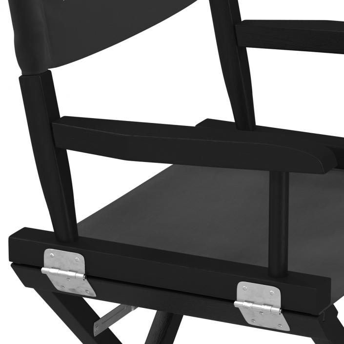 3D model Director Chair Black