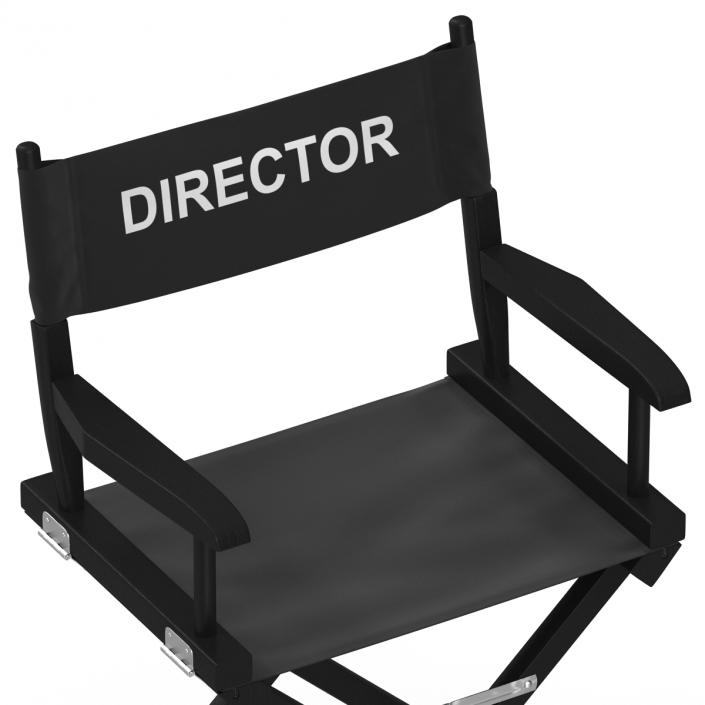 3D model Director Chair Black