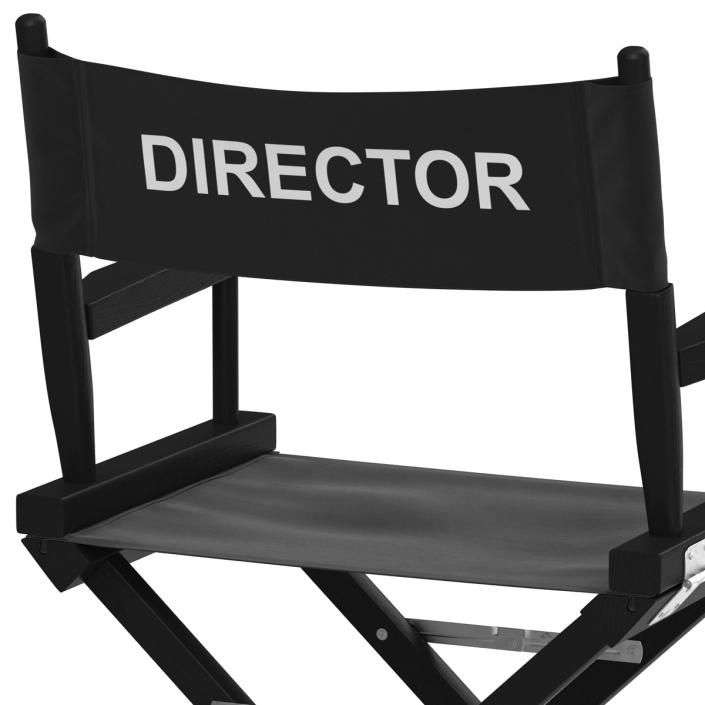 3D model Director Chair Black