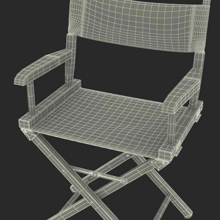 3D model Director Chair Black