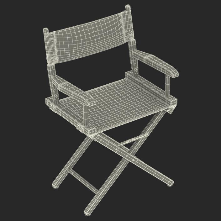 3D model Director Chair Black