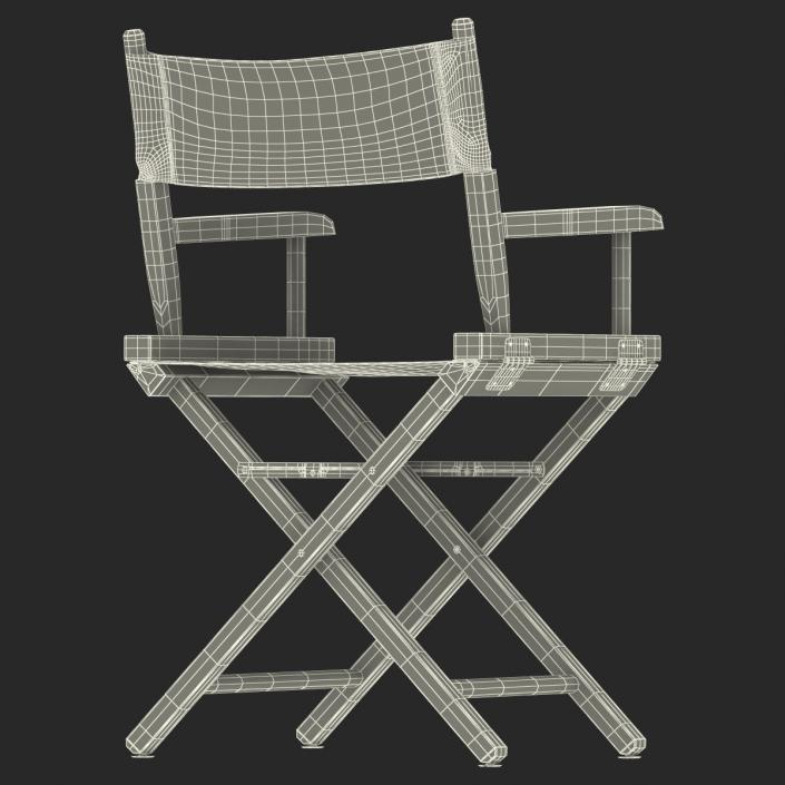 3D model Director Chair Black