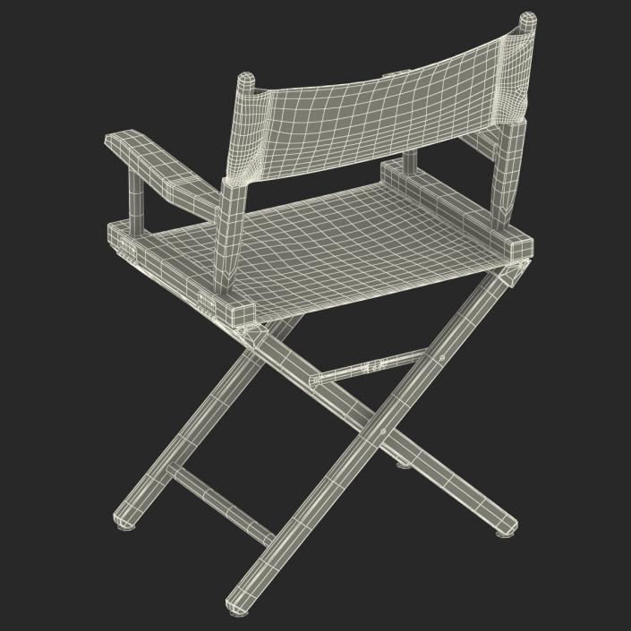 3D model Director Chair Black