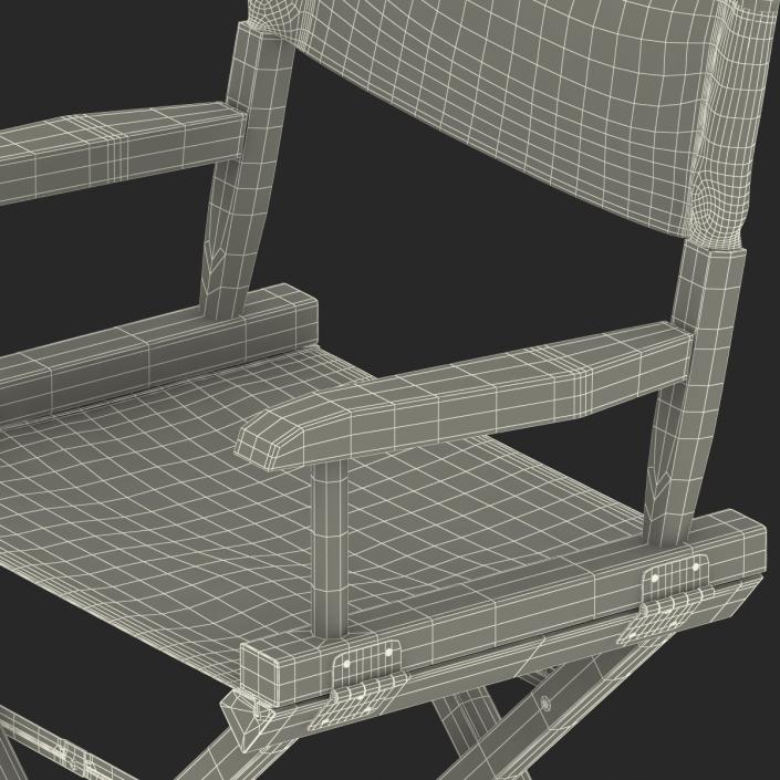 3D model Director Chair Black