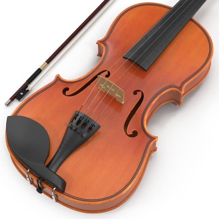 3D model Violin Set